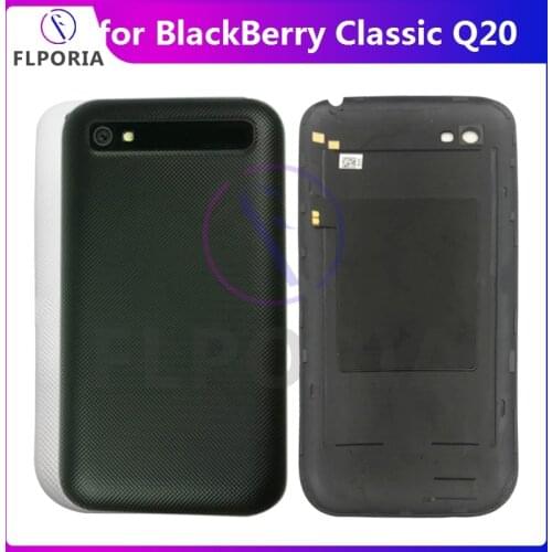 Battery Housing for BlackBerry Classic Q20 Battery Door Back Cover with Camera Glass Case Battery Door Housing Phone Replacement