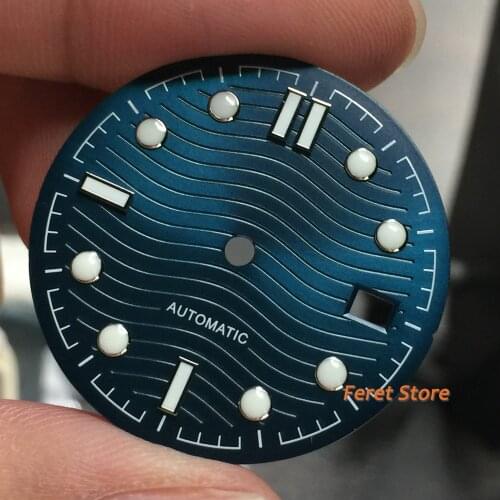 BLIGER superior quality 31mm sterile marks luminous Dial fit NH35 NH36 movement watch
