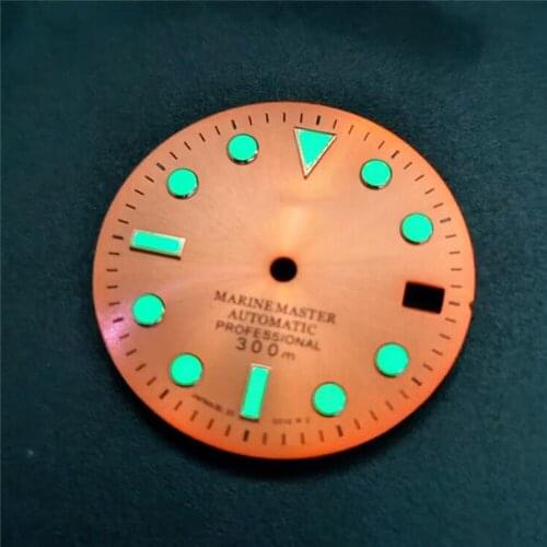 28.5MM Sunray Watch Dial for NH35 Watch Movement for NH35 Movement Modification Part