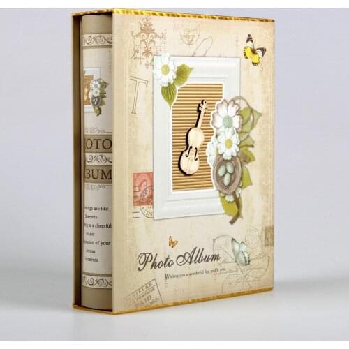 Photo Album 200 Pages Scrapbook Paper Baby Family Scrapbook Albums Wedding Foto Scrapbooking Album 4D Large 6-inch Intert 15YX