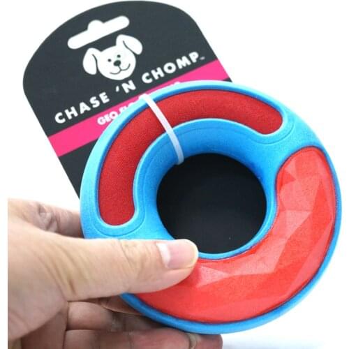 Caitec Dog Toys Squeaky Ring Suitable for Small to Medium Dogs Floatable Light and Strong