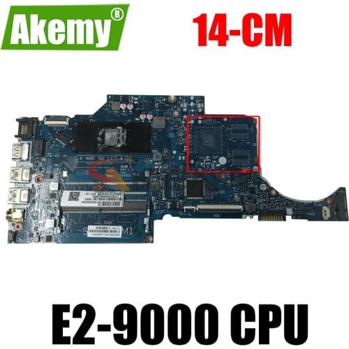 For HP 14-CM 14T-CM 245 G7 Laptop Motherboard 6050A2983401-MB-A02 L23389-601 14 AMD SR ( FT-4) W/ E2-9000 CPU DDR4 100% tested
