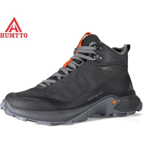 HUMTTO Waterproof Walking Men Shoes New Classics Outdoor Lacing Sneakers Spring Autumn Breathable Safety Work Casual Mens Boots