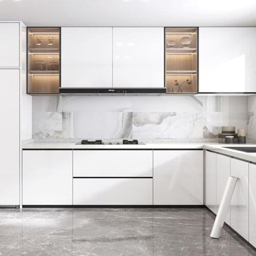 Cabinet paint stickers furniture renovation wardrobe film desktop self-adhesive kitchen thickened oil and water proof stickers