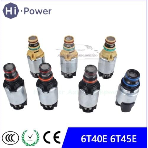Original 7PCS 6T45E 6T40 Transmission Shift Solenoid for Chevrolet Cruze Epica Lacetti Astra Antara Saab 9'4 OEM