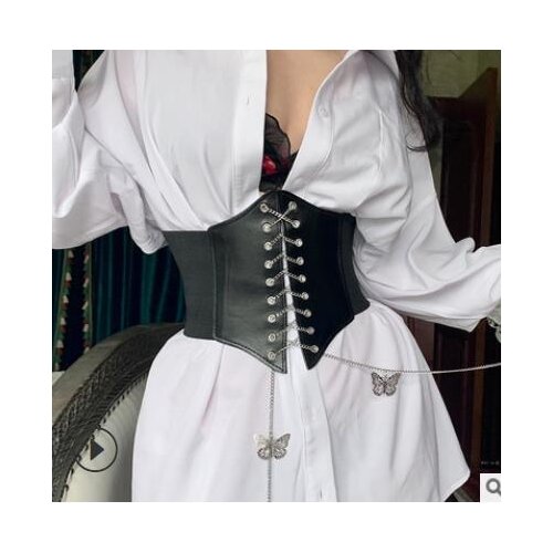 Sexy Corset Underbust Women Gothic Corset Top Curve Shaper Modeling Strap Slimming Waist Belt Lace Corsets Bustiers Black White