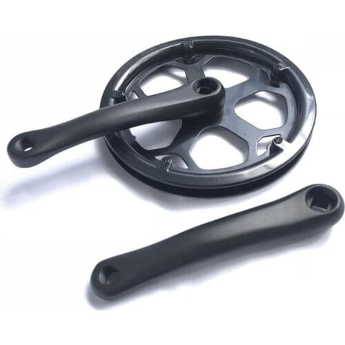 Folding Bike Crankset 48T Square Hole 170Mm Cnc Crankset Bicycle Crank Set Sprocket