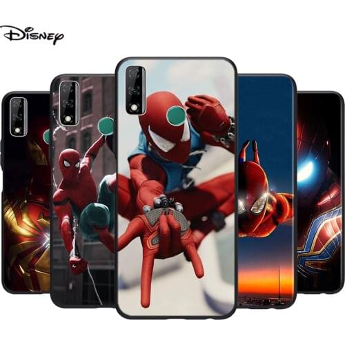 Soft Cover Spider Man Iron Man For Huawei Y9S Y6S Y8S Y9A Y7A Y8P Y7P Y5P Y6P Y7 Y6 Y5 Pro Prime 2020 2019 Phone Case