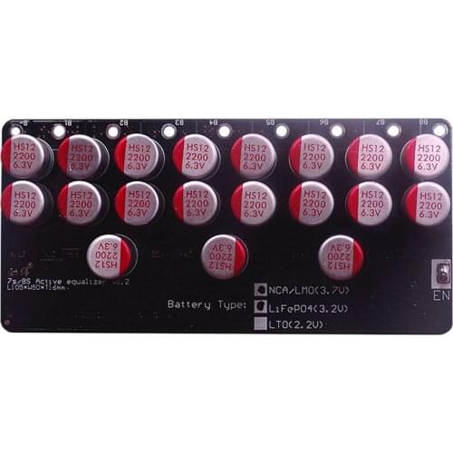 8S Lithium Titanate Battery Balancer Lithium Ion Battery Active Equalizer Balancer Energy Transmission Board
