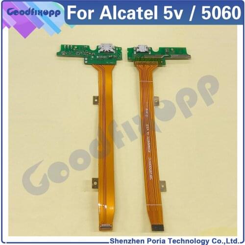 For Alcatel 5V / 5060 USB Charger Charging Port Dock Connector Flex Cable For Alcatel 5060D 5060A