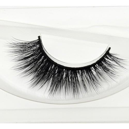 Visofree Mink Eyelashes 3D Mink Lashes Thick HandMade Full Strip Lashes Cruelty Free silk Lashes False Eyelashes Makeup silkd06