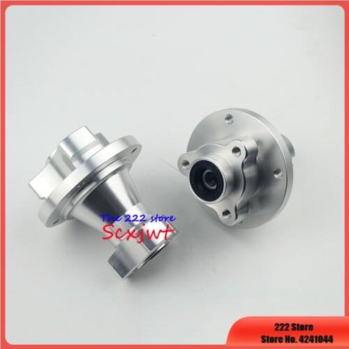 High quality CNC Silver Front & Rear Disc Brake Hub Wheel Rim Hub for Dax Ruckus Zoomer for Monkey Z50bike