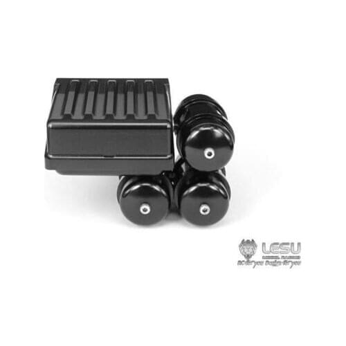 1/14 DIY TAMIYA Model SCA RC Tractor Truck LESU Metal Battery Box Air Tank TH02268-SMT5