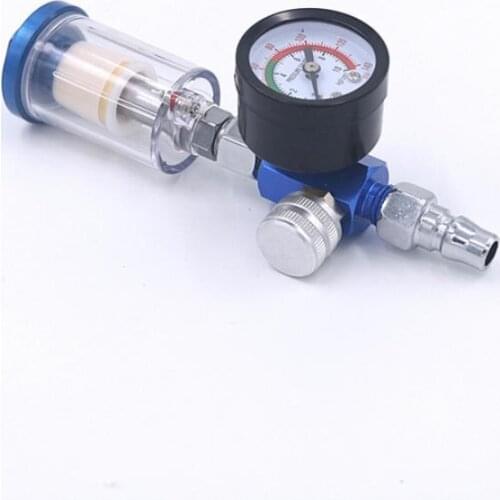 1pc Pneumatic Filter Air Treatment Unit Pressure Regulator Compressor Reducing Valve Oil Water Separation Gauge