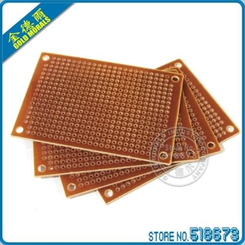 10pcs 5x7 cm DIY Prototype Paper PCB Universal Experiment Matrix Circuit Board Bakelite 50*70 mm