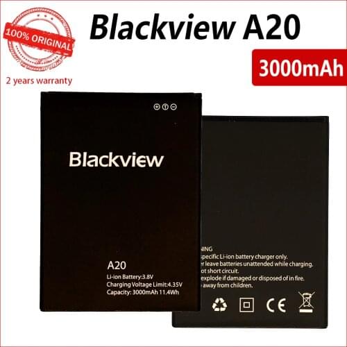 100% Original 3000mAh A20 Phone Battery For Blackview A20 A20 Pro High quality Batteries With Tracking Number