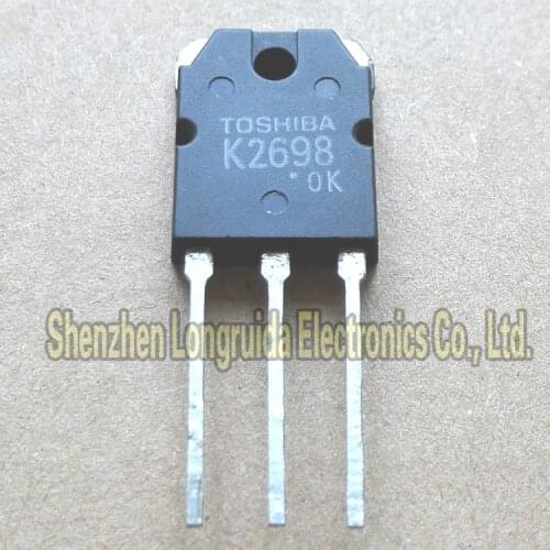 5PCS K2698 2SK2698 TO-3P MOSFET TRANSISTOR 15A 500V In Stock
