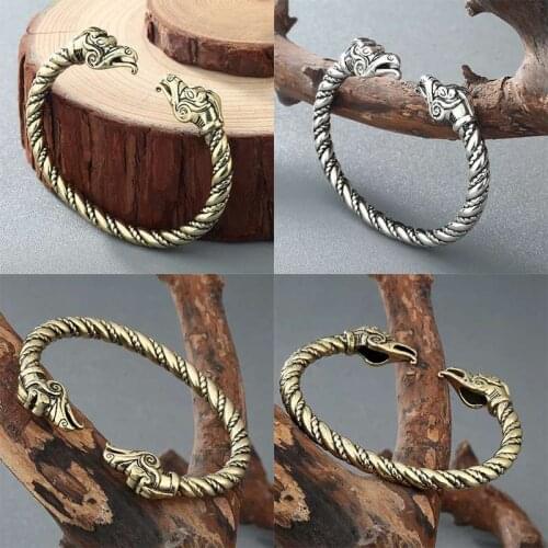 Bracelet Gift High Quality Male Mens Bangle Pagan Viking Dragon Cuff Bracelet