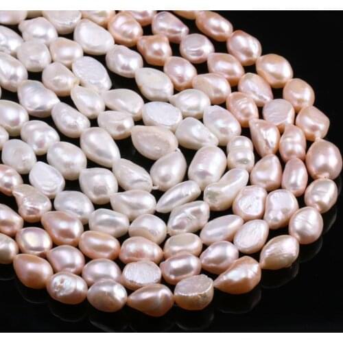 Natural Freshwater Pearl Irregular Loose Beads 10-11 Mm For DIY Bracelet Earring Necklace Sewing Craft Jewelry Accessory