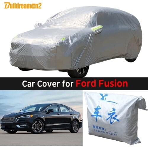 Outdoor Car Cover For Ford Fusion 2002-2021 Auto Anti UV Sun Rain Snow Fog Dust Protection Cover