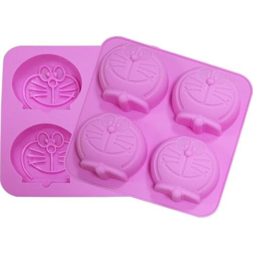 NOTAS LONG diy crystal glue cute cartoon pink cat Jingle cat baking silicone resin mold mirror creative handmade household goods