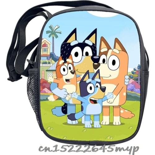 Hot bingo bluey Mini Messenger Bag Women Handbag Girls Crossbody Bag for Travel Ladies Shoulder Bags Bookbags Gift