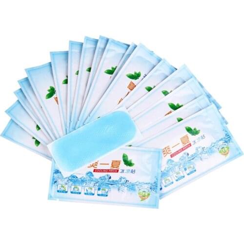 10 Pcs/lot Cooling Patch High Temperature Resistant Gentle Safe Sticker For Physical Cooling