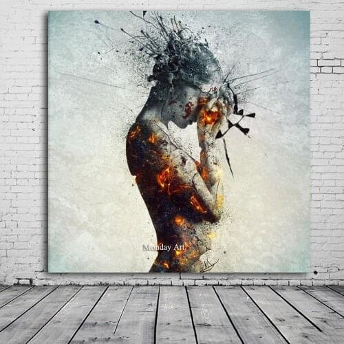 Pure Hand painted topDecorative Wall Painting Sexy Woman Paintings Modern Abstract Oil Painting Canvas Pictures for Living Room