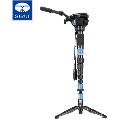 Sirui P-326SR Carbon Fiber Photo/Video Monopod with VH-10X Video Head