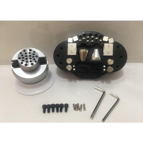 Diy Standard Ball Vise with 20 Piece Attachment Mini Block Ring Setting Tools Diamond Stone Setting Ball Vise