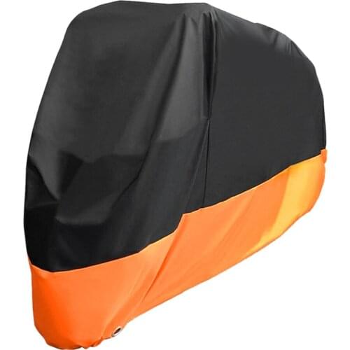Universal Outdoor Motorcycle Motorbike ATV Scooter Dustproof Waterproof Sun Block Protective Cover Rain Cover Protector - Size