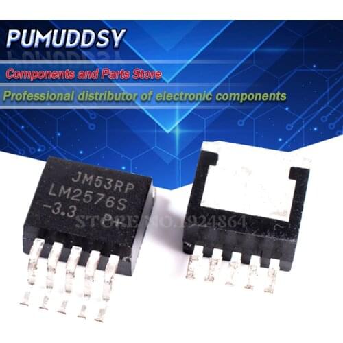 10PCS New LM2576S-3.3 LM2576S LM2576 2576 TO-263 IC