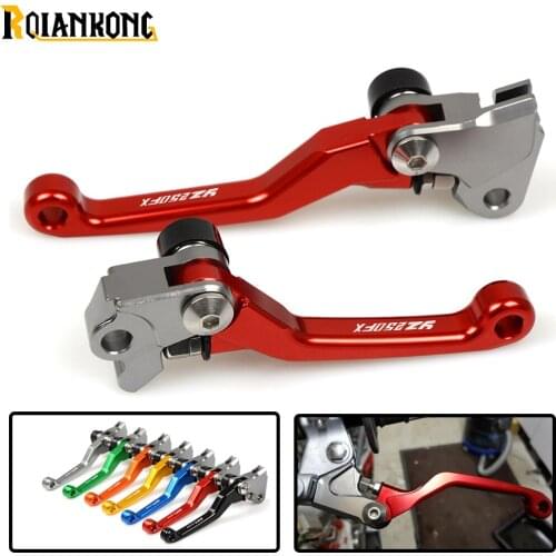 2018 LOGO YZ250F dirt bike Pivot Brake Clutch Levers foldable motorbike brake For yamaha YZ250F 2001-2018 YZ 250F YZ250 F