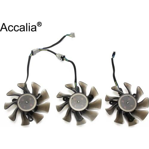 3PCS/lot GA82S2H RTX2080 Ti Cooler Fan For KFA2 GALAX GeForce RTX 2070 2080 2080Ti SG Edition Graphics Cards as replacement Fan