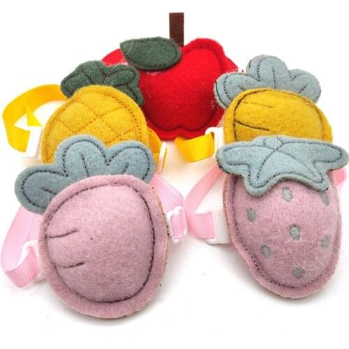 30/50 Pcs New Dog Accessories for Large Dogs Summer Fruit Style Dogs Pet Bow Ties Necktie Pet Supplies Cat Dog Grooming Bowtie