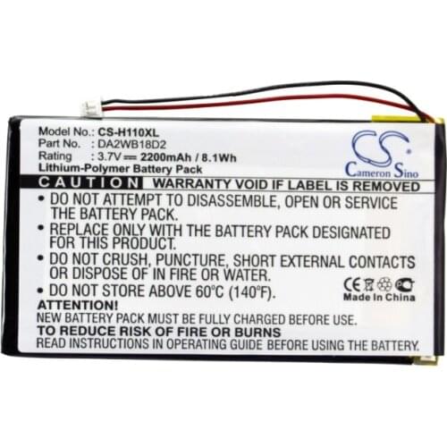 Cameron Sino 2200mAh Battery for IRIVER H110,H120,H140,H320,H340 MP3 Playmer,DA2WB18D2