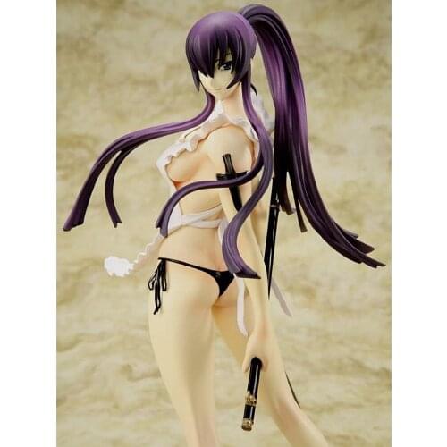 Anime аниме HIGHSCHOOL OF THE DEAD Busujima Saeko 1/8 Cute figure model ornaments PVC doll baby kawaii cute childrens toy gift
