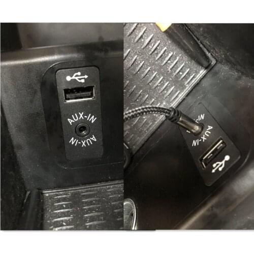 Aux cable 3.5mm car audio cable for mitsubishi outlander skoda fabia ford kuga octavia opel vectra c golf 5 cruze ssangyong