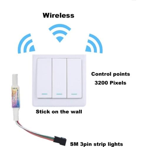 Wireless Smart lights running water chasing marquee lighting controller Dimmer Fan Switch For Strips lights