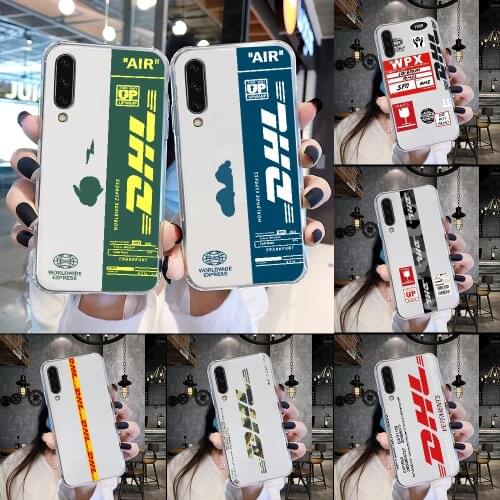 DHL Express Phone Case For Samsung Galaxy A 3 5 7 8 10 20 21 30 40 50 51 70 71 E S 2016 2018 4G transparent tpu bumper 3D