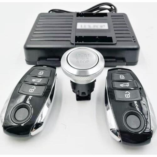 PLUSOBD Car Style Car Alarm System Ignition Start Stop Remote Engine Start Window Close Factory Warranty Valid For Audi A8 A8L