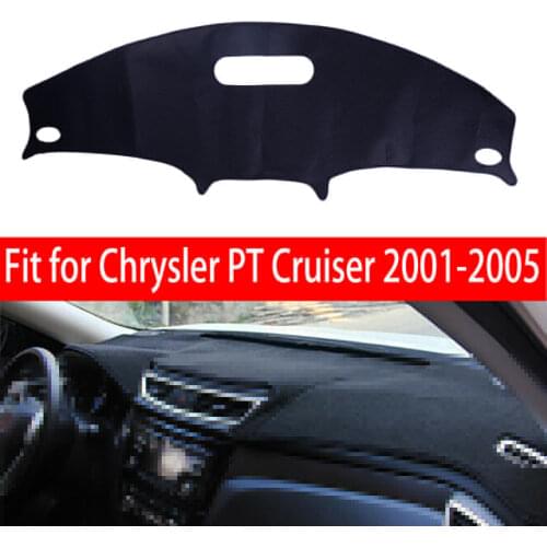 Felt Fabric Anti-Slip Dashboard Dash Cover Mat Sun Visors Fit For Chrysler PT Cruiser 2001 2002 2003 2004 2005