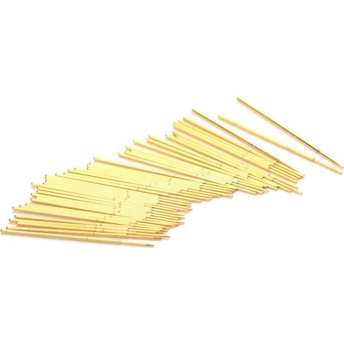 Electronic Instrument Tool PAL50-F Test Probe Spring Brass Gold Plated For Testing Circuit Board Total Length About 27.8