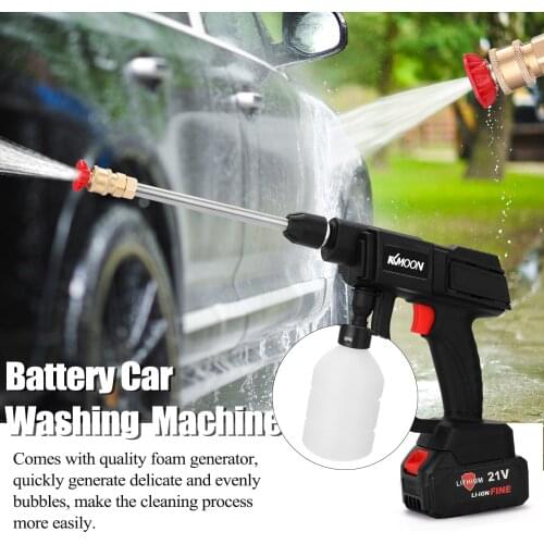 KKmoon 21V Cordless Lithium Electric Car Washing Tools 4L/min Water Flows Garden Watering Agricultural Irrigation Utility Tools
