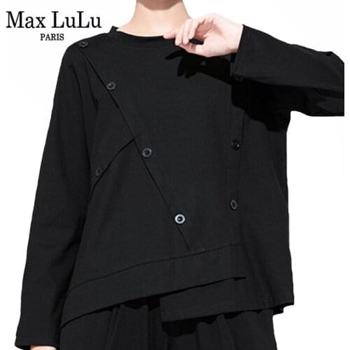 Женские хлопковые футболки Max LuLu China At AliExpress