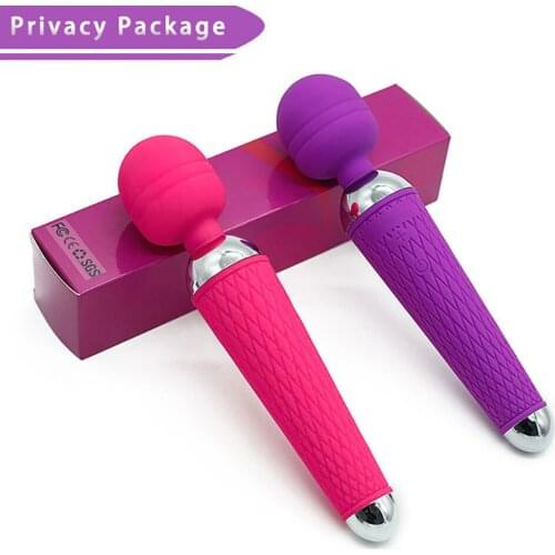Powerful clitoris female vibrator USB charging AV magic wand vibrator massage adult sex toy female masturbation