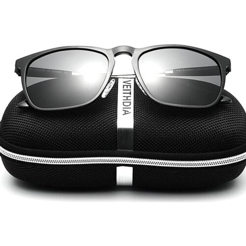 VEITHDIA Square Sunglasses Vintage Sunglasses Fashion Men Polarized brand designer Sun Glasses for Men / Women VT6368