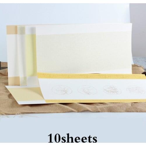Raw Soft Xuan Paper Card Chinese Rice Paper Cards Calligraphy Watercolor Painting Mounting Xuan Paper Cards Carta Di Riso