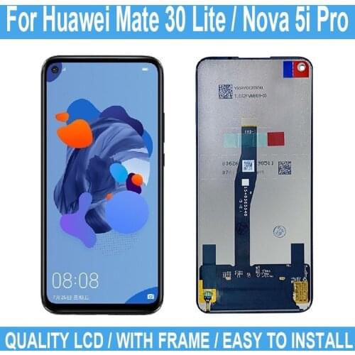 New LCD For Huawei Mate 30 Lite Nova 5i Pro Nova 5Z LCD Screen Touch Display For Huawei Mate 30 Lite Replacement Repair Parts