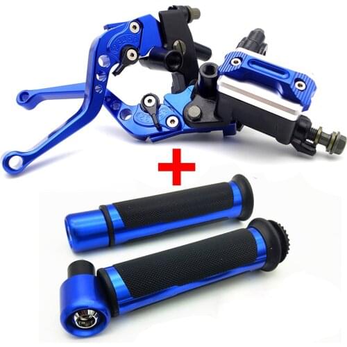 CNC Motorcycle Brake Clutch Levers Motocross Grip Handlebar For SUZUKI GIXXER GSX 600F KATANA BOULEVARD C90 BOULEVARD M109R
